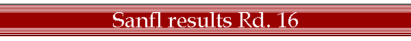 Sanfl results Rd. 16